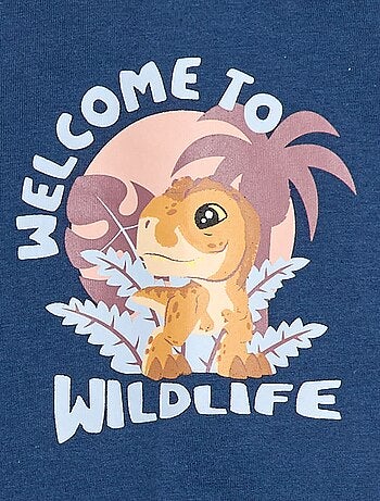 Camiseta de punto con estampado 'Jurassic World'