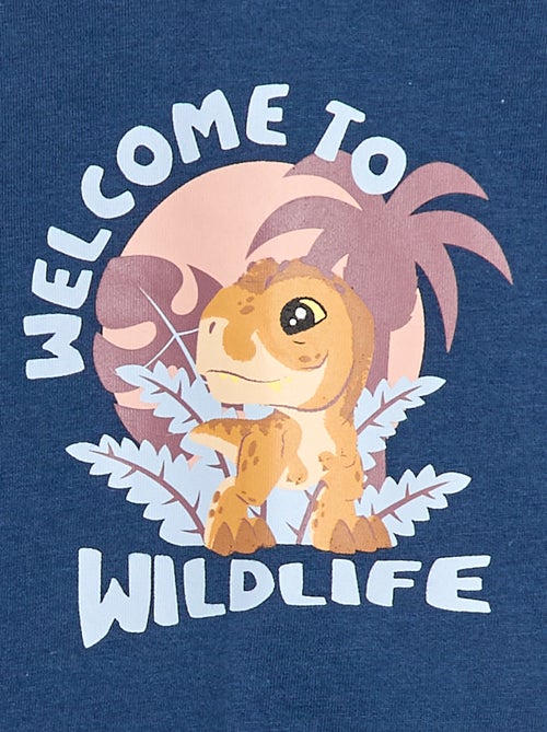Camiseta de punto con estampado 'Jurassic World' - Kiabi