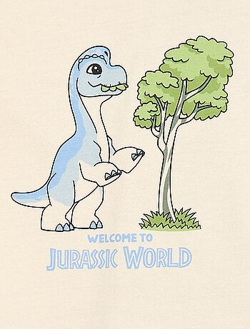 Camiseta de punto con estampado 'Jurassic World'