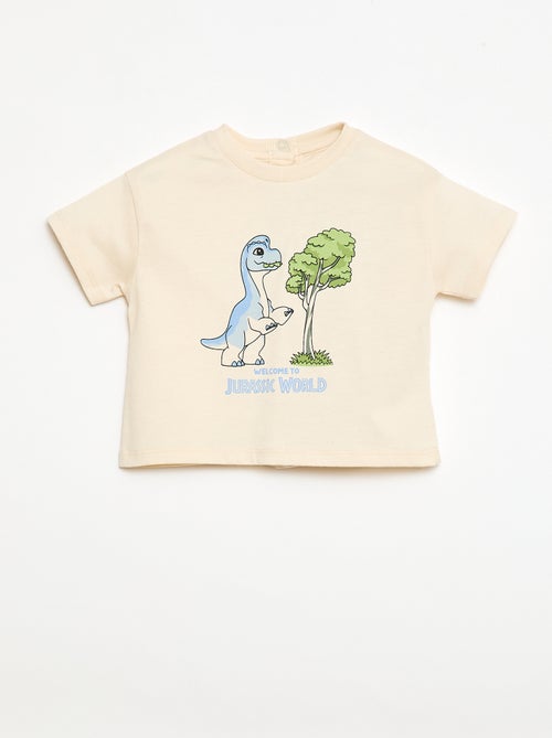 Camiseta de punto con estampado 'Jurassic World' - Kiabi