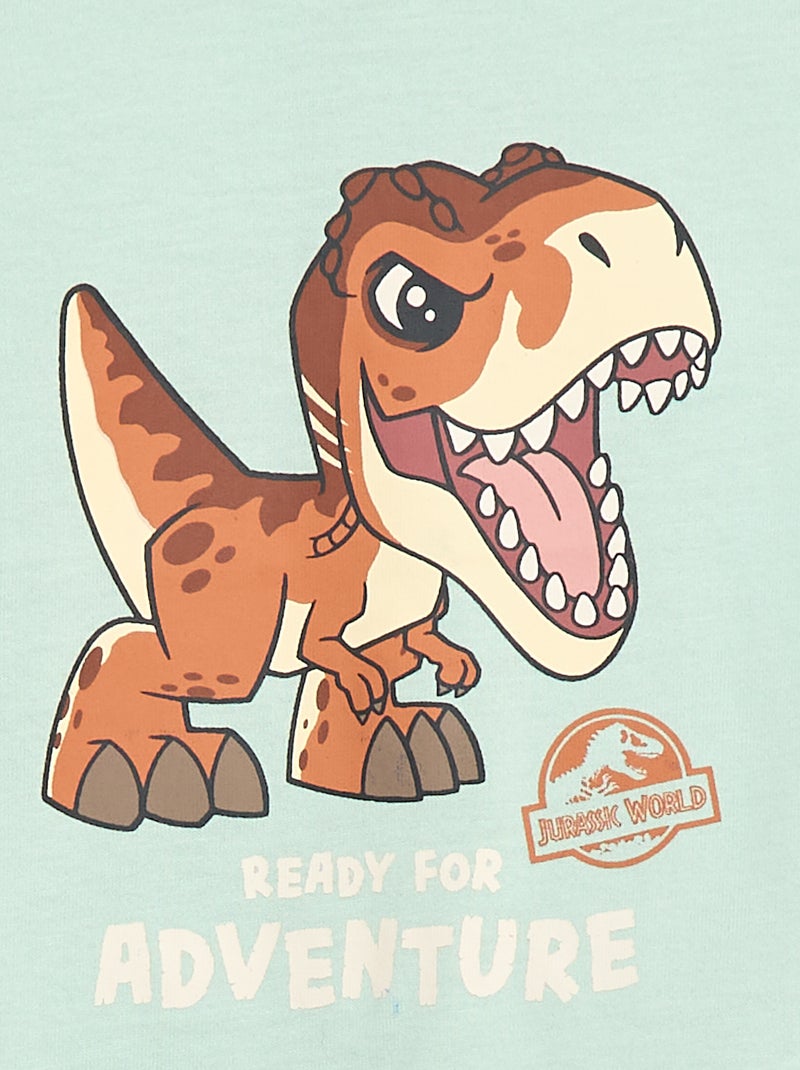 Camiseta de punto con estampado 'Jurassic World' Verde - Kiabi