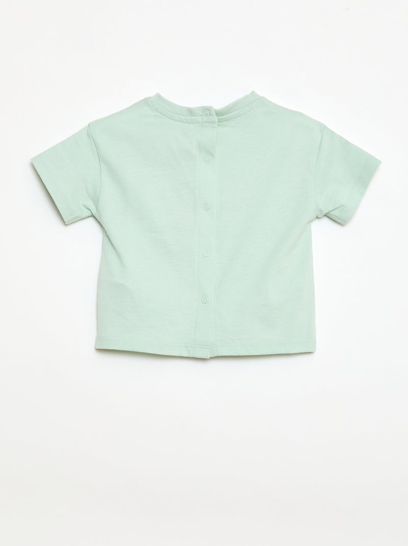 Camiseta de punto con estampado 'Jurassic World' Verde - Kiabi