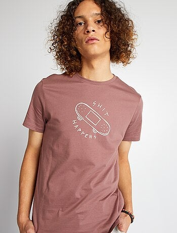 Camiseta de punto con estampado - Kiabi