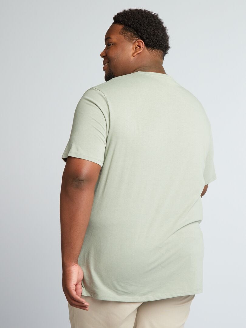 Camiseta de punto con estampado VERDE - Kiabi