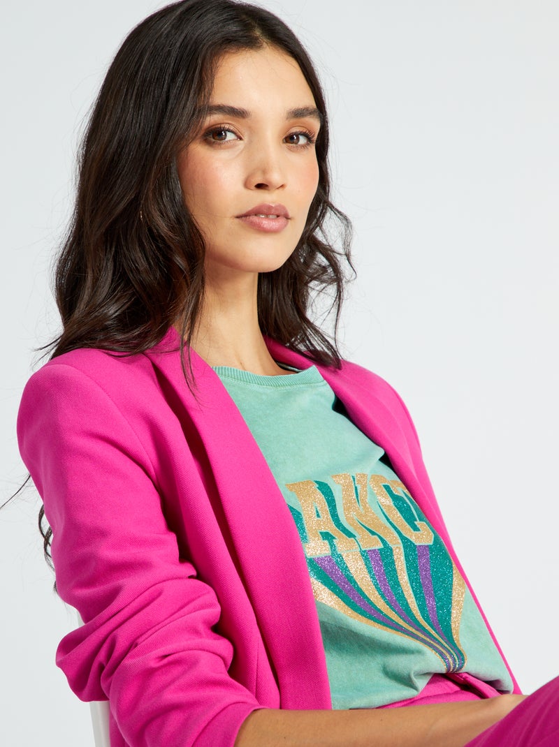 Camiseta de punto con estampado VERDE - Kiabi