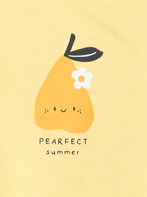 Camiseta de punto con mangas cortas - Kiabi