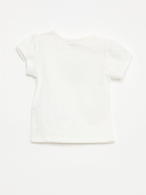 Camiseta de punto con mangas cortas - Kiabi