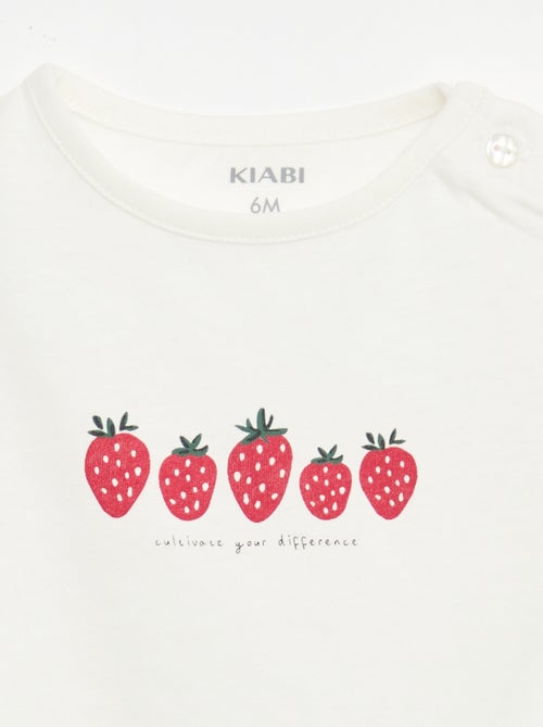 Camiseta de punto con mangas cortas - Kiabi
