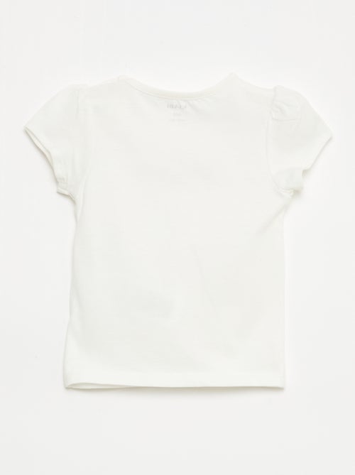 Camiseta de punto con mangas cortas - Kiabi