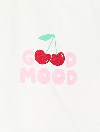 Camiseta de punto con mangas cortas