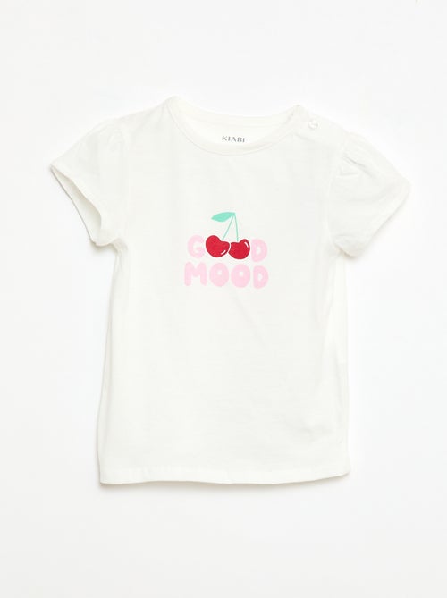 Camiseta de punto con mangas cortas - Kiabi