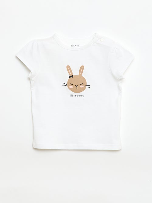 Camiseta de punto con mangas cortas - Kiabi