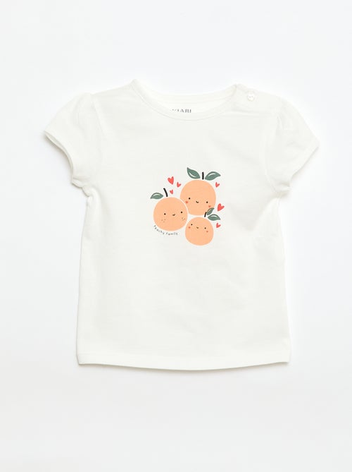 Camiseta de punto con mangas cortas - Kiabi