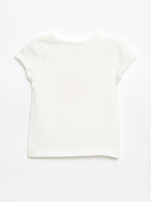 Camiseta de punto con mangas cortas - Kiabi
