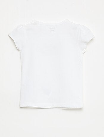 Camiseta de punto con mangas cortas