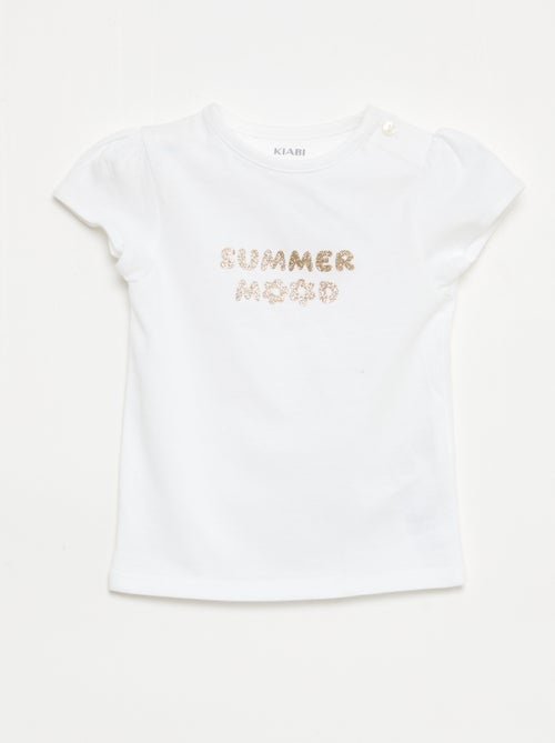 Camiseta de punto con mangas cortas - Kiabi