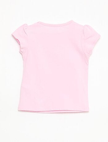 Camiseta de punto con mangas cortas