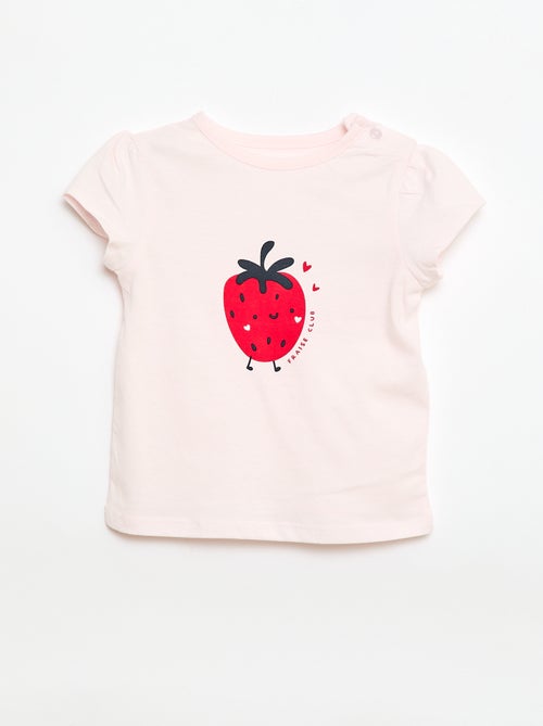 Camiseta de punto con mangas cortas - Kiabi