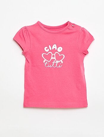 Camiseta de punto con mangas cortas