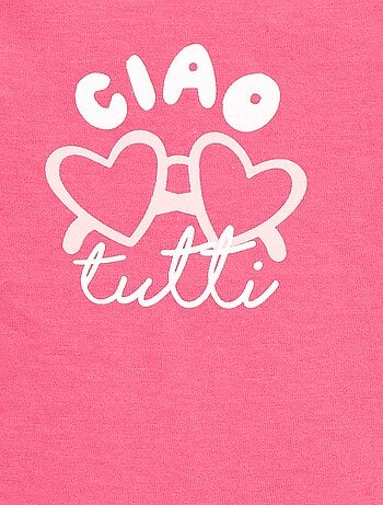 Camiseta de punto con mangas cortas