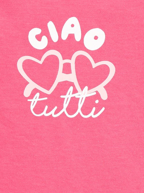 Camiseta de punto con mangas cortas - Kiabi