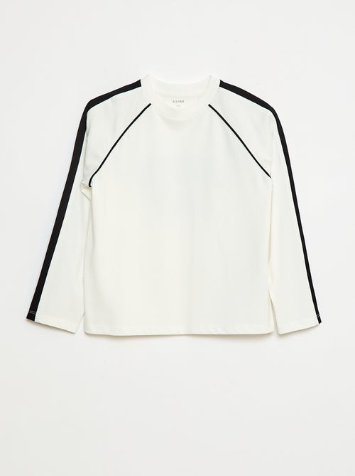 Camiseta de punto con mangas largas - Kiabi