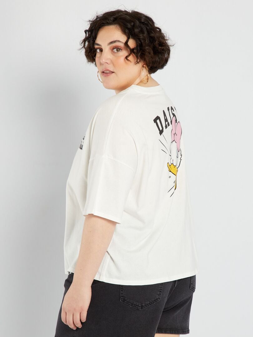 Camiseta de punto 'Daisy' BLANCO - Kiabi
