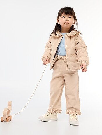 Camiseta de punto de algodón con parche de corazón