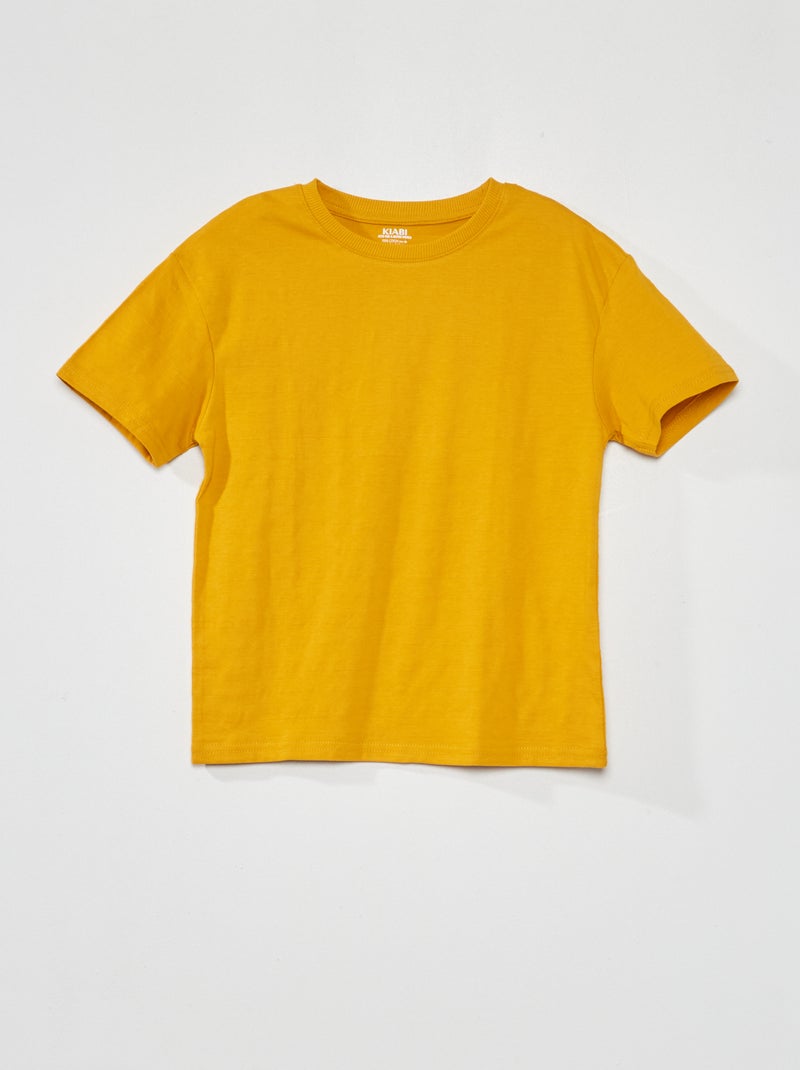 Camiseta de punto de fantasía AMARILLO - Kiabi