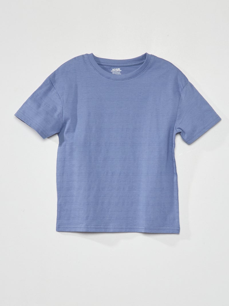 Camiseta de punto de fantasía AZUL - Kiabi