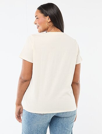 Camiseta de punto de manga corta 'Agathe Sorlet x Kiabi' - San Valentín