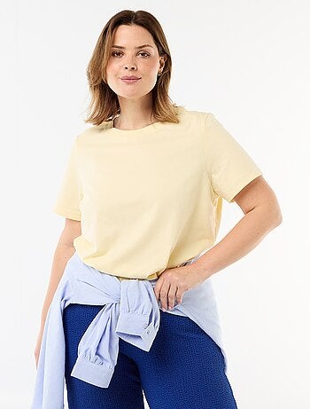 Camiseta de punto de manga corta