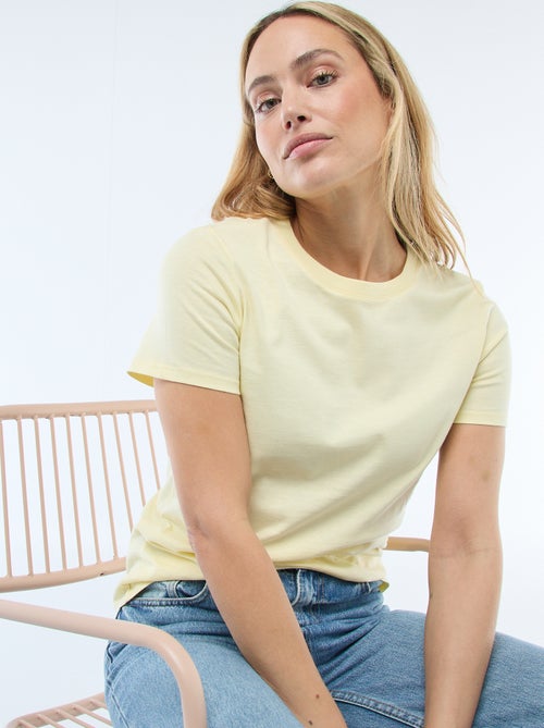 Camiseta de punto de manga corta - Kiabi Camiseta de punto de manga corta - Kiabi