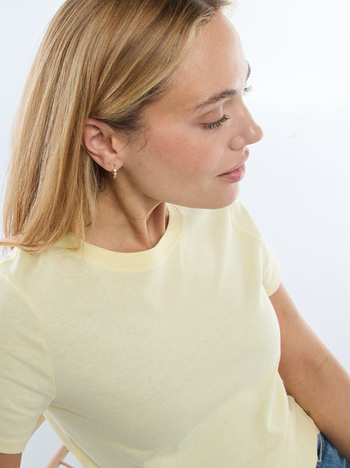 Camiseta de punto de manga corta - Kiabi Camiseta de punto de manga corta - Kiabi