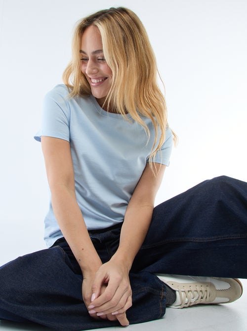 Camiseta de punto de manga corta - Kiabi Camiseta de punto de manga corta - Kiabi