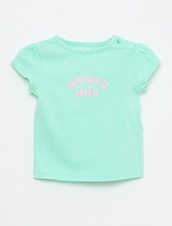 Camiseta de punto de manga corta