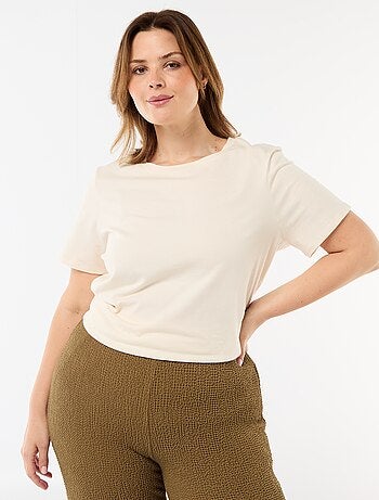 Camiseta de punto de manga corta