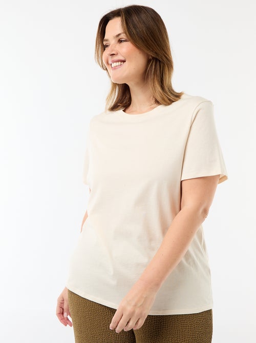 Camiseta de punto de manga corta - Kiabi