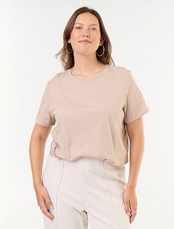 Camiseta de punto de manga corta