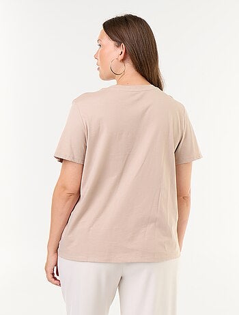 Camiseta de punto de manga corta