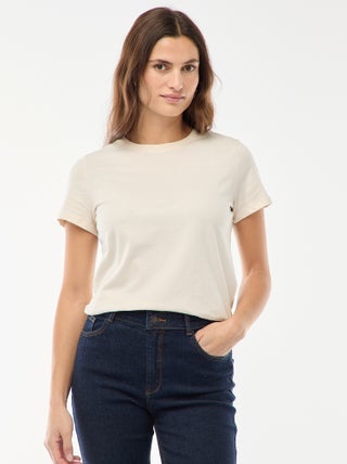 Camiseta de punto de manga corta