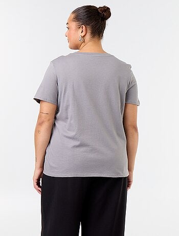 Camiseta de punto de manga corta