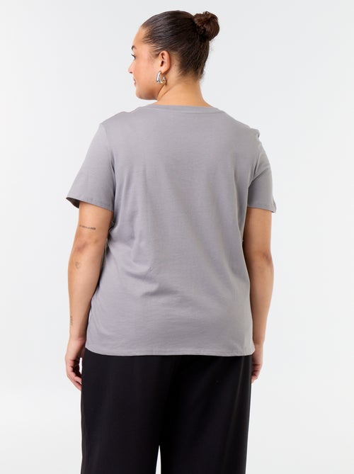 Camiseta de punto de manga corta - Kiabi Camiseta de punto de manga corta - Kiabi