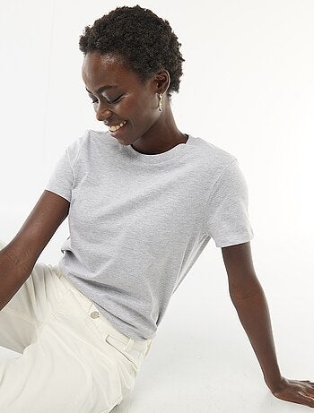 Camiseta de punto de manga corta