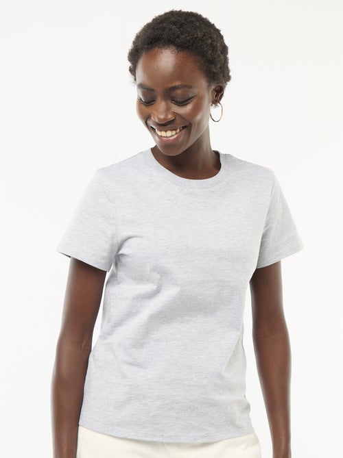Camiseta de punto de manga corta - Kiabi