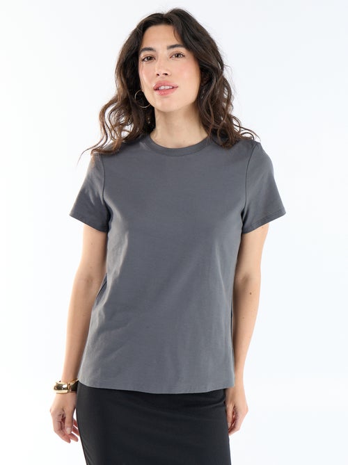 Camiseta de punto de manga corta - Kiabi