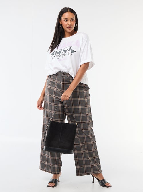 Camiseta de punto de manga corta 'Kuromi' - Kiabi