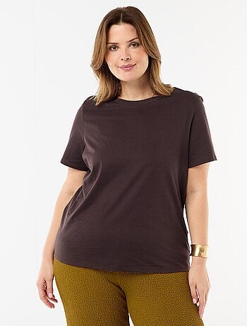 Camiseta de punto de manga corta