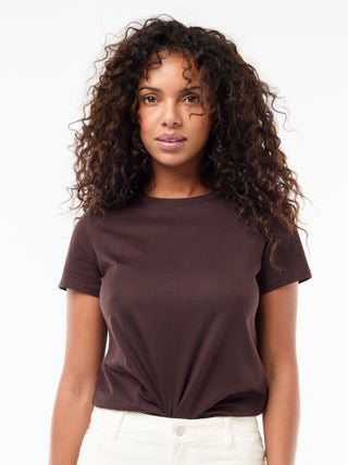 Camiseta de punto de manga corta