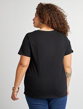 Camiseta de punto de manga corta